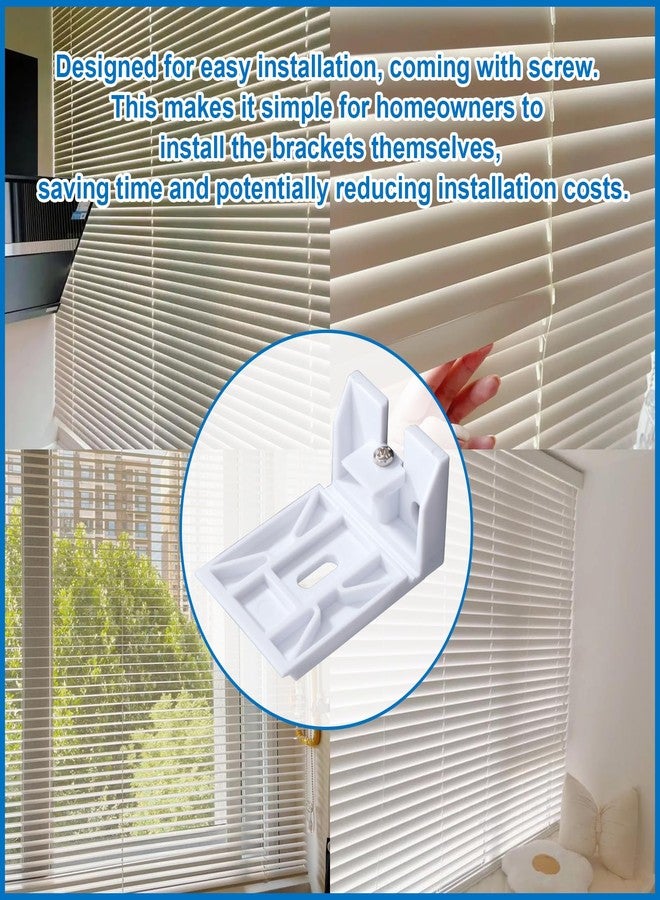 FIX ZHANG 3/4" Blinds Shade Bracket for Hunter Douglas Duette Bracketm,Blind Mounting Bracket for Honeycomb, Cellular, Duette, Applause Shades-3pack - Image 4